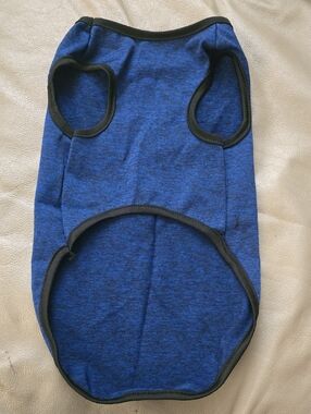Blue Stretch Dog Underwear Vest for Small Pets